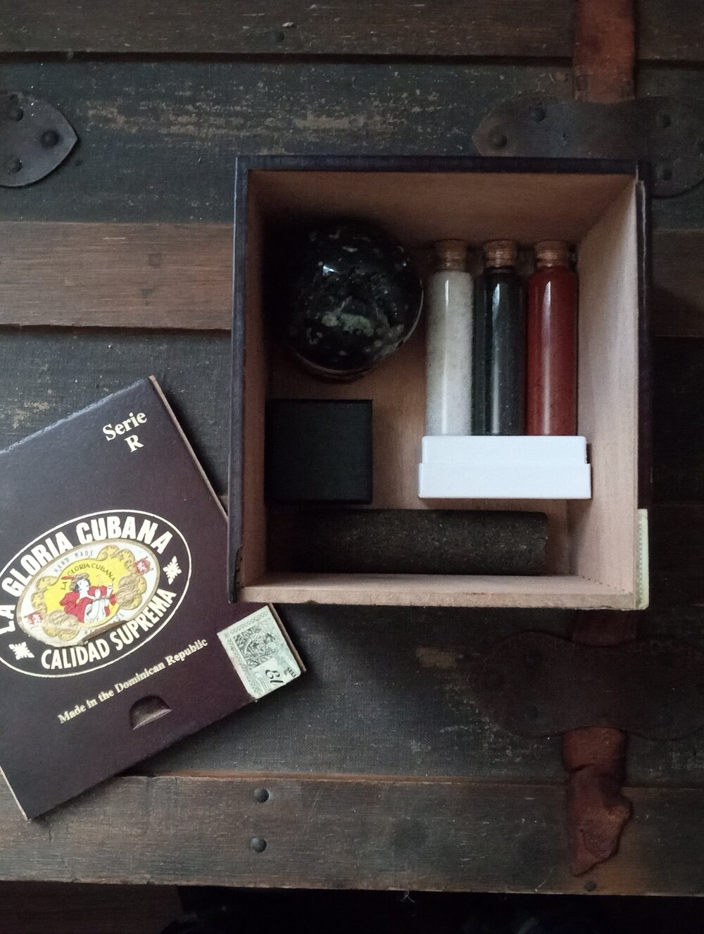 Path of the Occult ~ Black Magick Box ~ Obsidian Crystal Sphere ~ Witchcraft